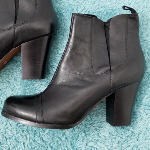 Miz Mooz Sarah Leather Cap Toe Ankle Booti… - Picture 2 of 8